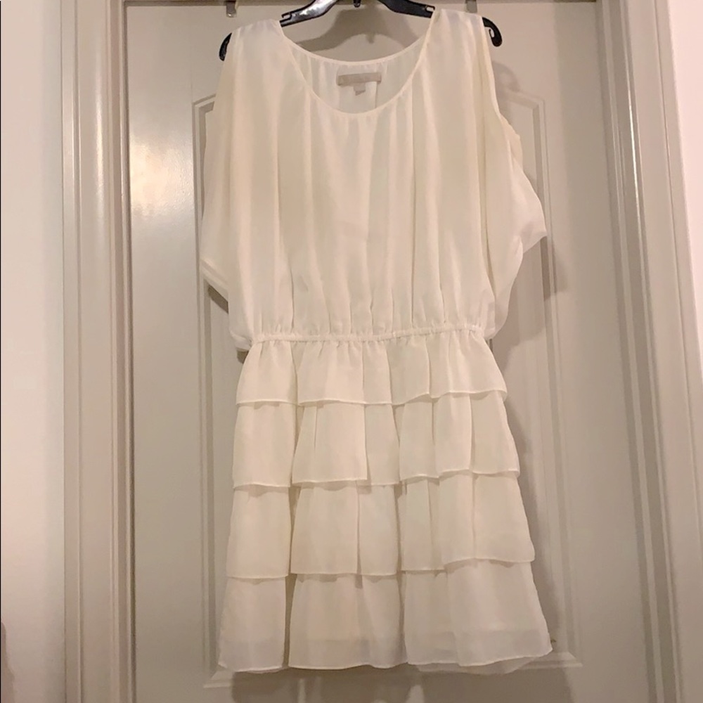 Beautiful Ivory, crepe, sleeveless dress